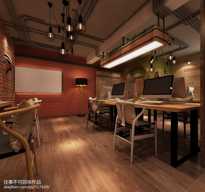 香奢甜貝。定制婚禮工作室-裝修設計效果圖-往事不可回味設計師作品-設計本