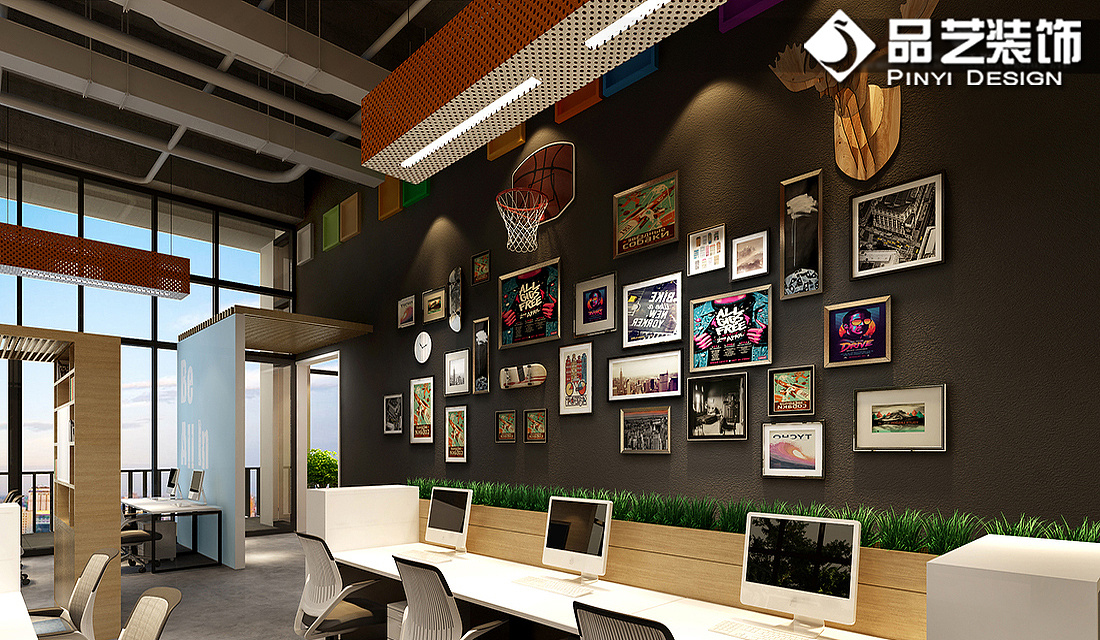工業(yè)混搭創(chuàng)客空間辦公室裝修設計
